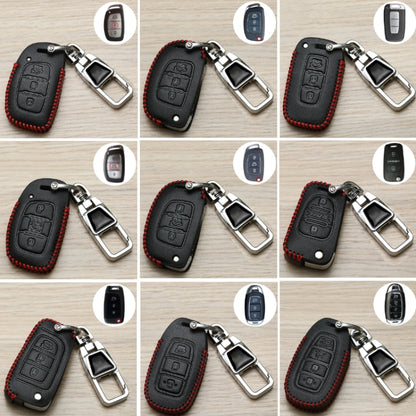 For Hyundai Car Key Cover Multifunctional Keychains Anti-lost Number Plates, Style: D by buy2fix