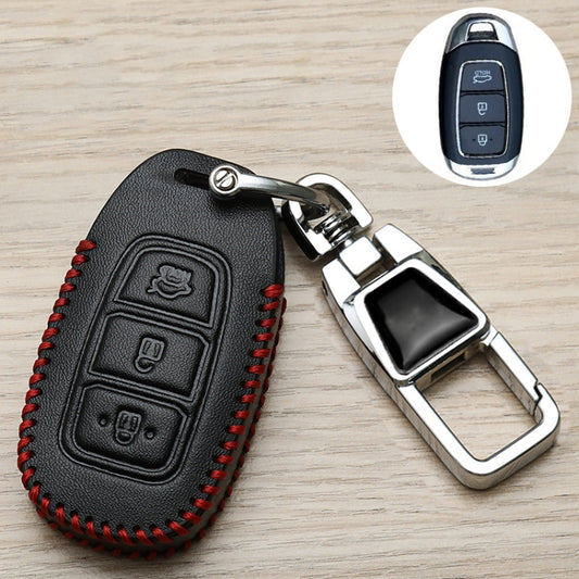 For Hyundai Car Key Cover Multifunctional Keychains Anti-lost Number Plates, Style: H by buy2fix