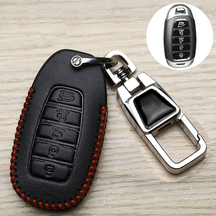 For Hyundai Car Key Cover Multifunctional Keychains Anti-lost Number Plates, Style: H5 by buy2fix