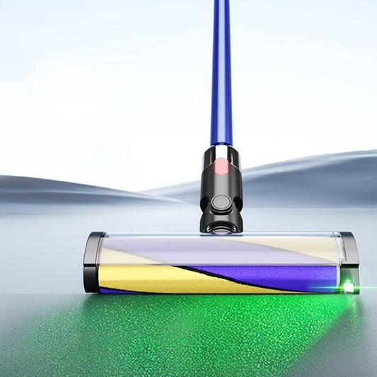 For Dyson V10 Slim V12 Slim Vacuum Cleaner Soft Brush Head With Green Light Dust Display Lamp - For Dyson Accessories by buy2fix | Online Shopping UK | buy2fix