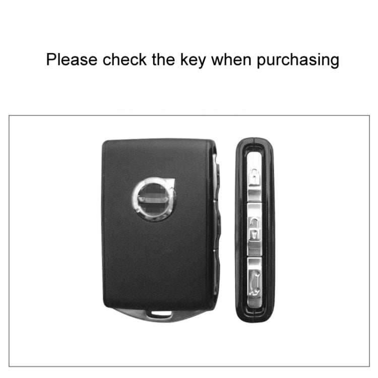 For Volvo Car Key Cover Multifunctional Keychain Anti-lost Number Plate(A) by buy2fix