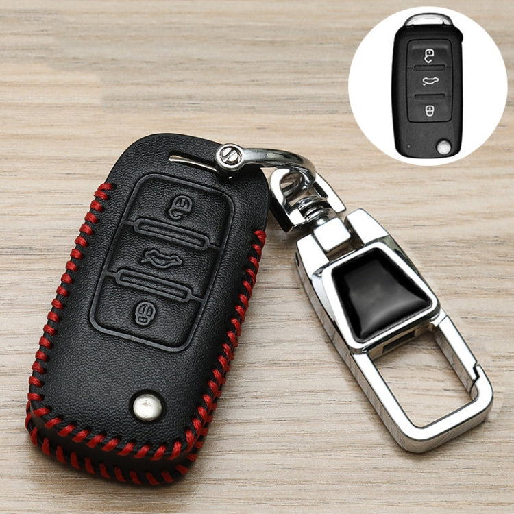 For Skoda Car Key Cover Multifunctional Keychain Anti-lost Number Plate(E) by buy2fix