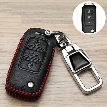 For Skoda Car Key Cover Multifunctional Keychain Anti-lost Number Plate(E) by buy2fix