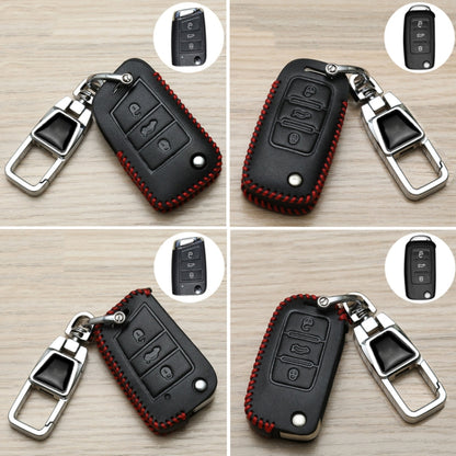 For Skoda Car Key Cover Multifunctional Keychain Anti-lost Number Plate(B) by buy2fix