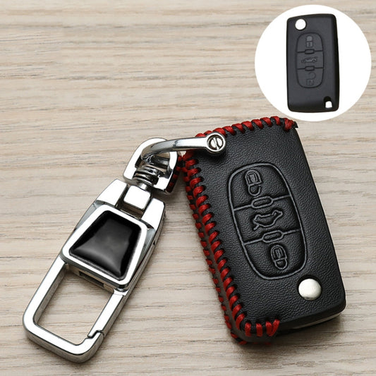For Citroen Car Key Cover Multifunctional Keychain Anti-lost Number Plate(D) by buy2fix