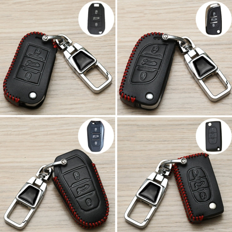 For Citroen Car Key Cover Multifunctional Keychain Anti-lost Number Plate(B) by buy2fix