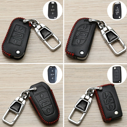 For Citroen Car Key Cover Multifunctional Keychain Anti-lost Number Plate(B) by buy2fix