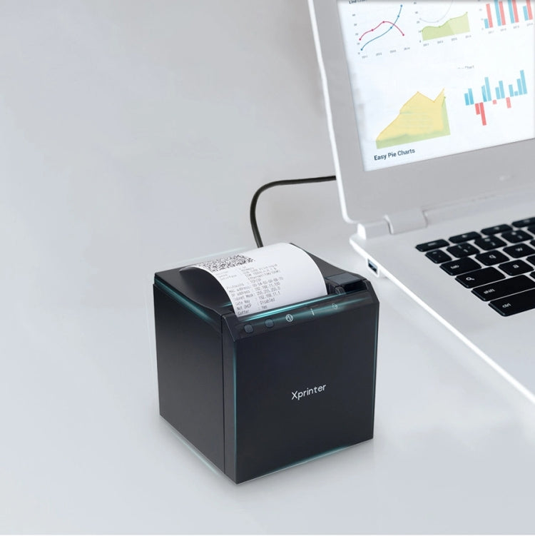 Xprinter XP-R330H 80mm Thermal Receipt Printer Sports Lottery Ticket Cashier Printer(US Plug) - Receipt Printers by Xprinter | Online Shopping UK | buy2fix