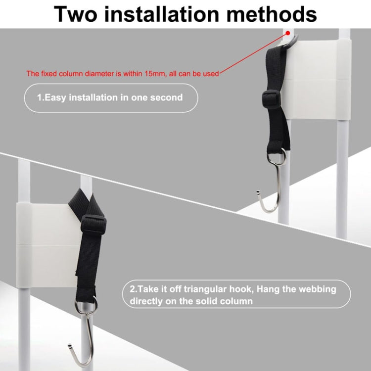 A62 Automobile Stroller Storage Hooks Car Multifunctional Seat Rear Hangers(Black) by buy2fix