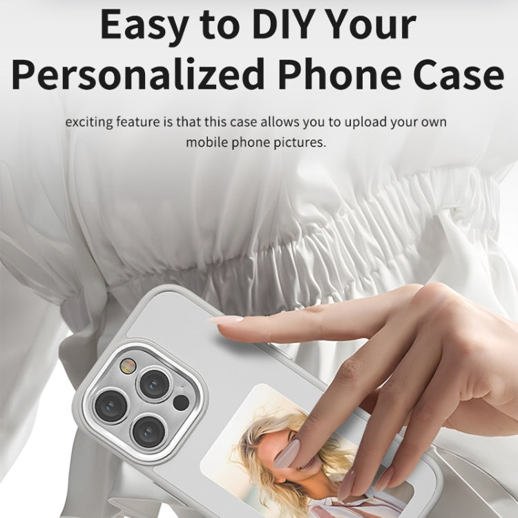 For iPhone 14 NFC Four-Color E-ink Screen DIY Phone Case(Black) - iPhone 14 Cases by buy2fix | Online Shopping UK | buy2fix