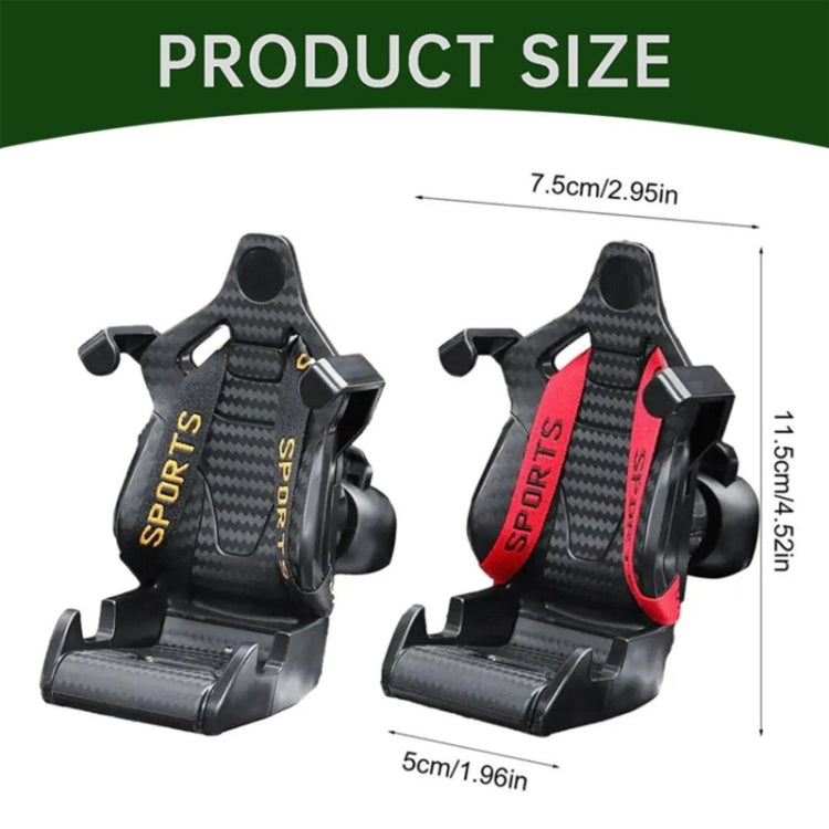 Car Gravity Air Outlet Navigation Mobile Phone Holder(Yellow Ribbon) by buy2fix