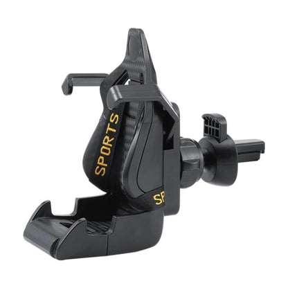 Car Gravity Air Outlet Navigation Mobile Phone Holder(Yellow Ribbon) by buy2fix