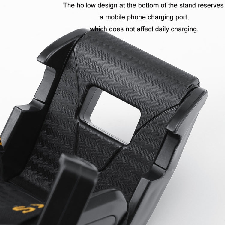 Car Gravity Air Outlet Navigation Mobile Phone Holder(Yellow Ribbon) by buy2fix