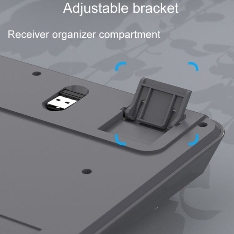 XUNSVFOX K94 Wireless Bluetooth Dual Mode Mechanical Keyboard Gaming Office Laptop Keyboard(Sea Salt) by buy2fix