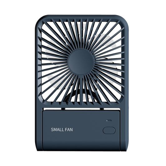 HX-123 USB Charging Wall-mounted Desktop Folding Thin and Light Small Fan(Blue) by buy2fix