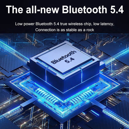 Hanger Type Stereo Outside Sound Bluetooth Earphones With Charging Bin(Purple) by buy2fix