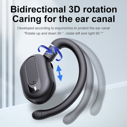 Hanger Type Stereo Outside Sound Bluetooth Earphones With Charging Bin(Purple) by buy2fix