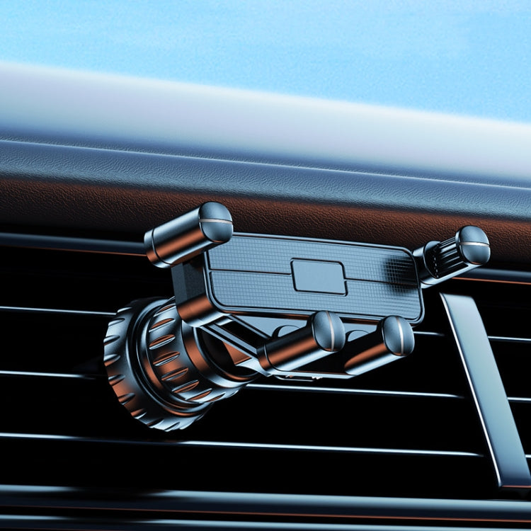 Car Mobile Phone Holder Navigation Air Outlet Support Fixed Bracket(Metal Hook) by buy2fix