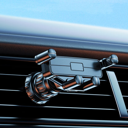 Car Mobile Phone Holder Navigation Air Outlet Support Fixed Bracket(Metal Hook) by buy2fix