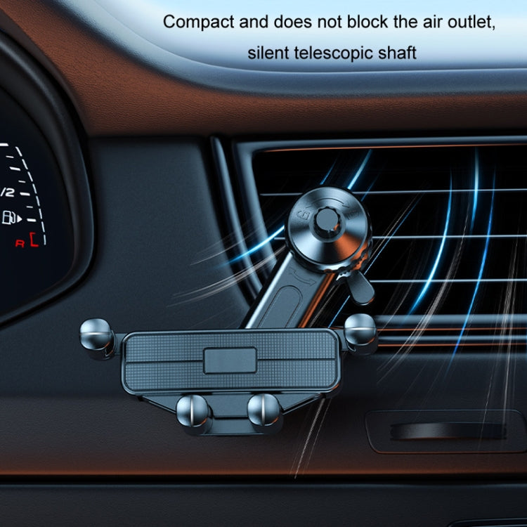 Car Mobile Phone Holder Navigation Air Outlet Support Fixed Bracket(Triangular Hook) by buy2fix