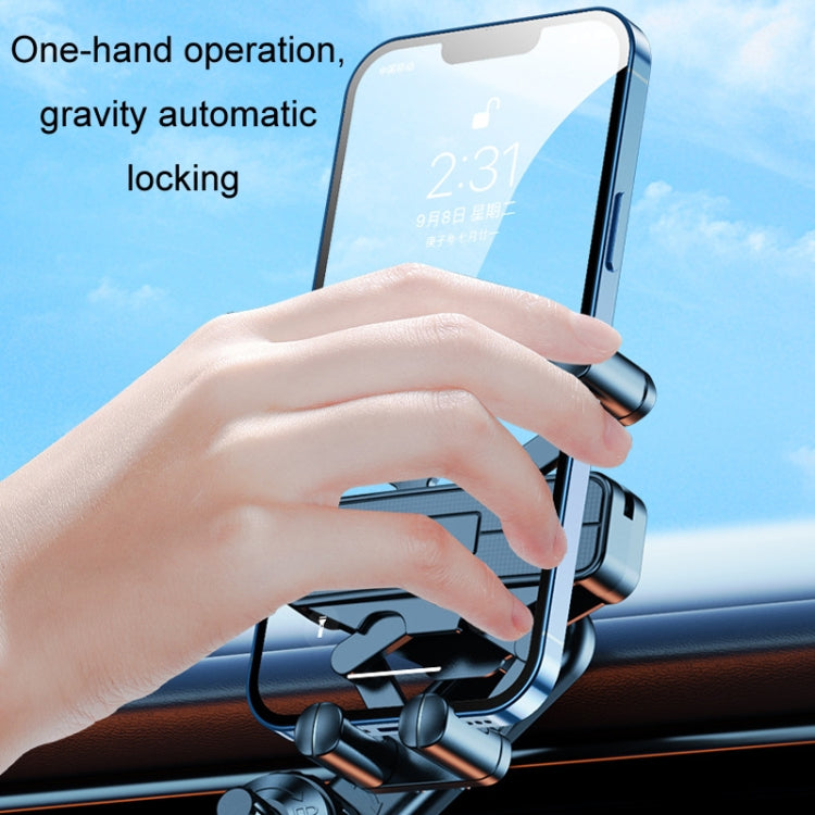 Car Mobile Phone Holder Navigation Air Outlet Support Fixed Bracket(Metal Hook) by buy2fix