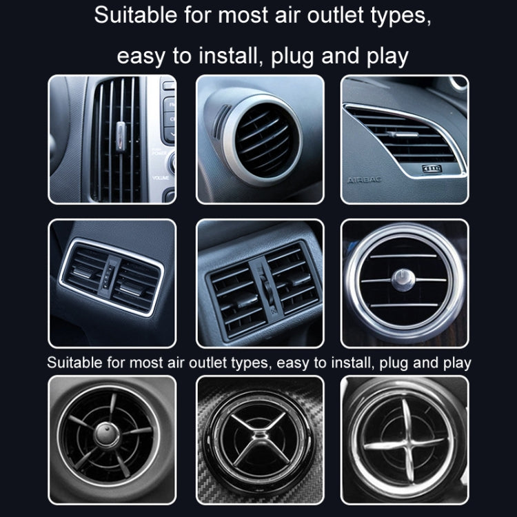 Car Mobile Phone Holder Navigation Air Outlet Support Fixed Bracket(Triangular Hook) by buy2fix