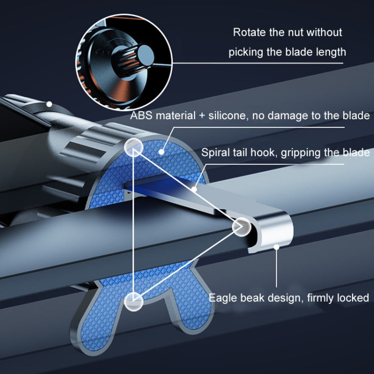 Car Mobile Phone Holder Navigation Air Outlet Support Fixed Bracket(Triangular Hook) by buy2fix