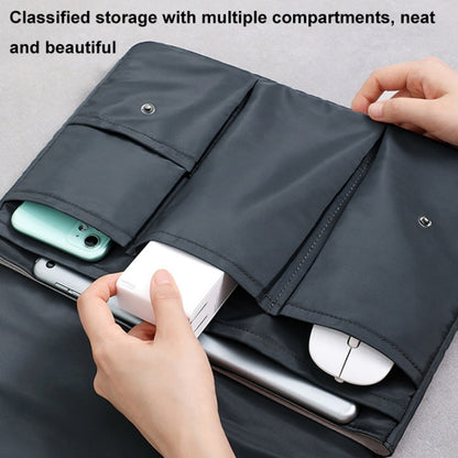 Multi-layer Waterproof and Shock-absorbing Laptop Sleeve Laptop Storage Bag, Size: 16 inch(Black) by buy2fix