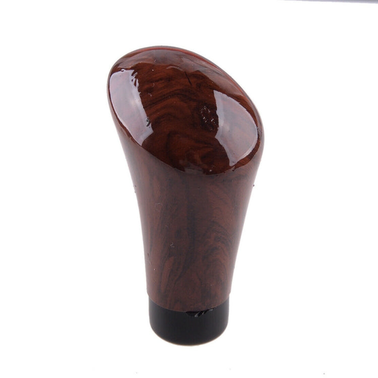 Walnut Car Shift Lever Handle Gear Head(Wood Grain) by buy2fix
