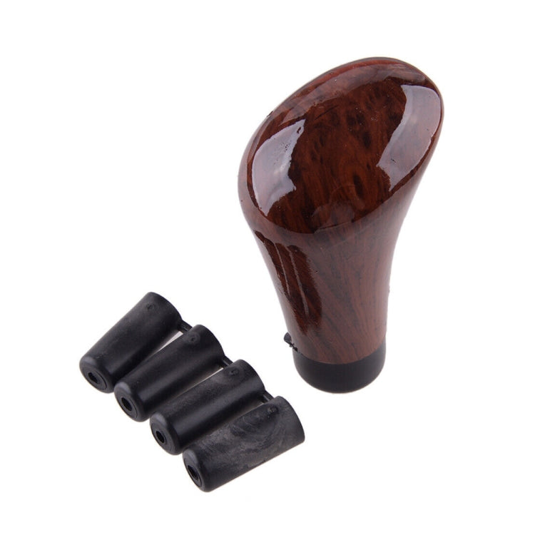 Walnut Car Shift Lever Handle Gear Head(Wood Grain) by buy2fix