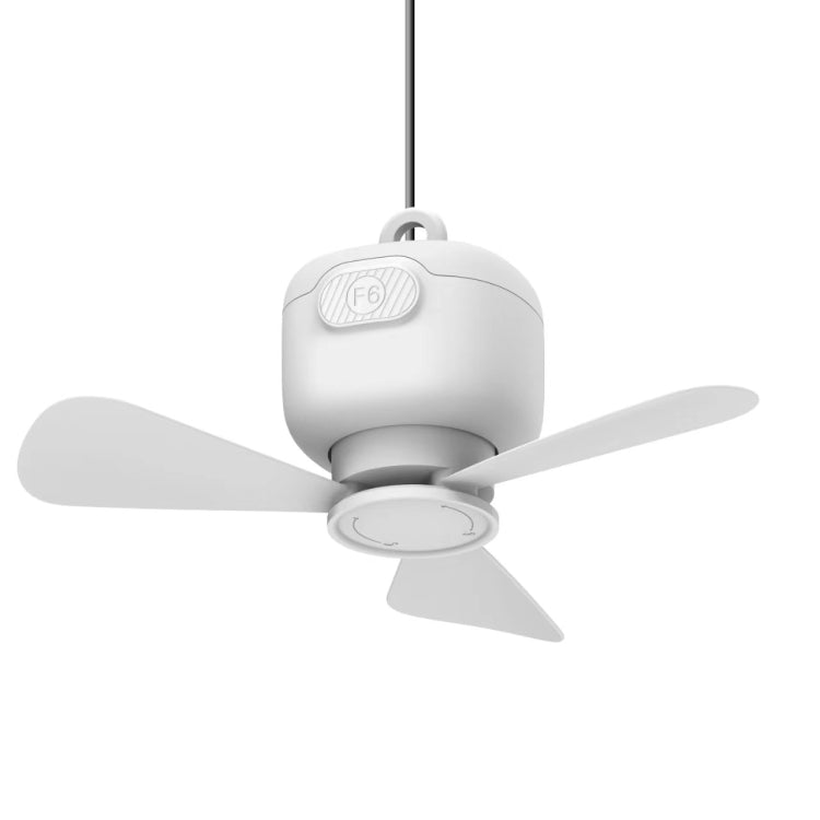USB Plug-in Version Small Ceiling Fan Camping Outdoor Portable Hanging Fan(White) by buy2fix