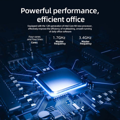 GK3Plus N100 8G+128G EU Plug 12th Intel Alderlake Dual HDMI+VGA Triple Display 4K HD Pocket Mini PC by buy2fix