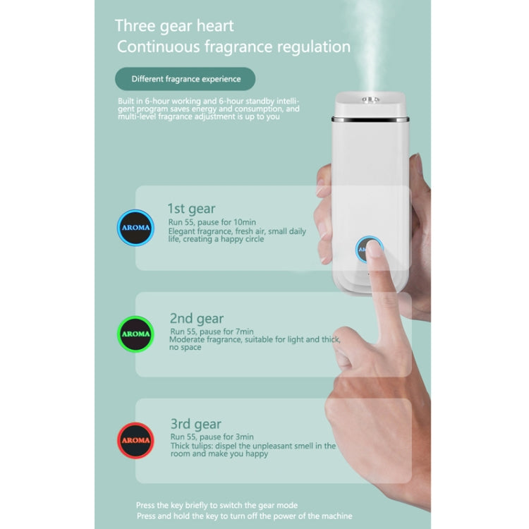 Household Humidifier Aroma Diffuser Automatic Fragrance Spray Machine(White) - Air Purifiers & Accessories by buy2fix | Online Shopping UK | buy2fix