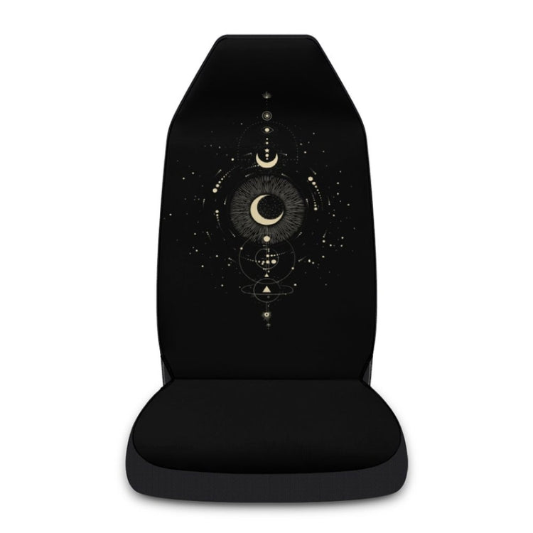 Car Universal Printed Seat Protector Automobile Decoration Supplies, Style: Gold Moon by buy2fix