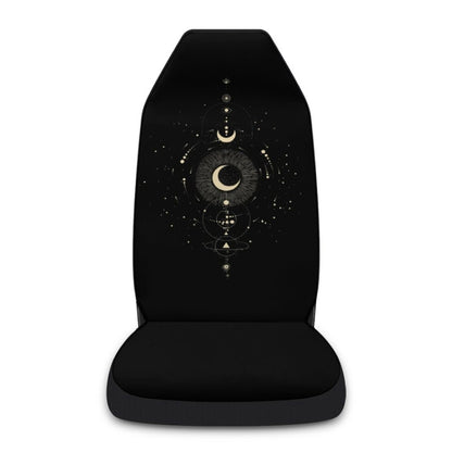 Car Universal Printed Seat Protector Automobile Decoration Supplies, Style: Gold Moon by buy2fix