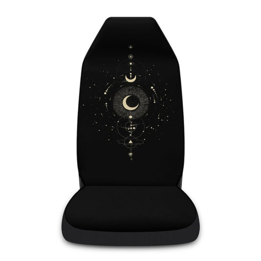 Car Universal Printed Seat Protector Automobile Decoration Supplies, Style: Gold Moon by buy2fix