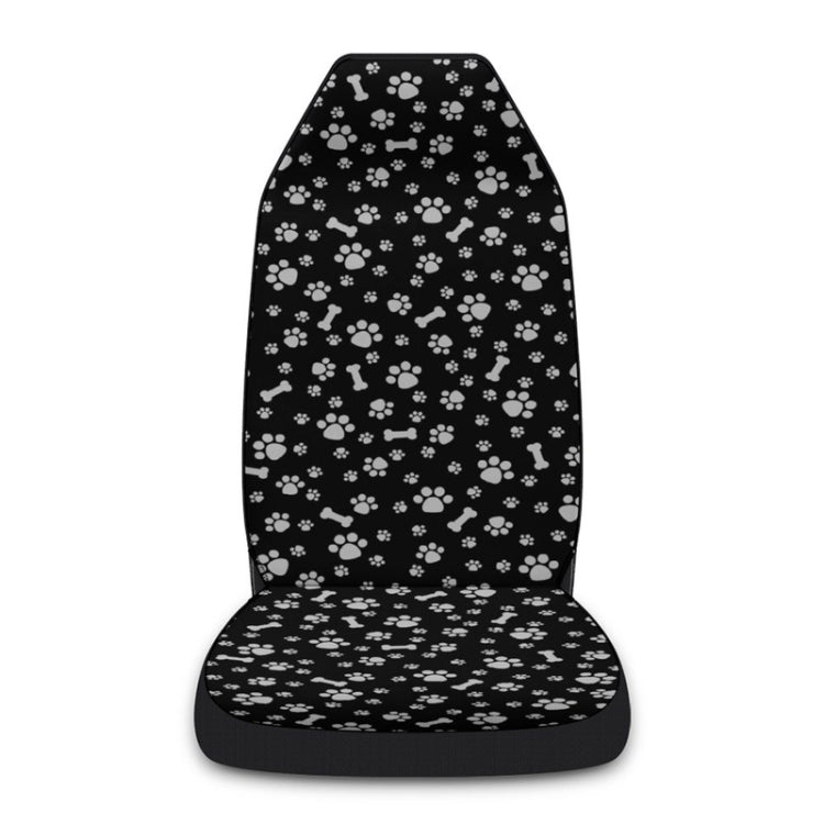 Car Universal Printed Seat Protector Automobile Decoration Supplies, Style: Footprint And Bone by buy2fix