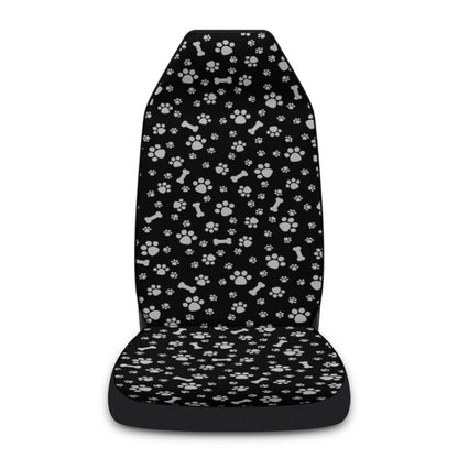Car Universal Printed Seat Protector Automobile Decoration Supplies, Style: Footprint And Bone by buy2fix