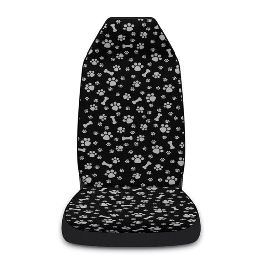 Car Universal Printed Seat Protector Automobile Decoration Supplies, Style: Footprint And Bone by buy2fix