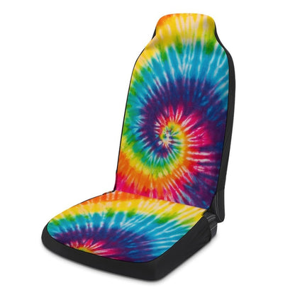 Car Universal Printed Seat Protector Automobile Decoration Supplies, Style: Coloful Swirls by buy2fix