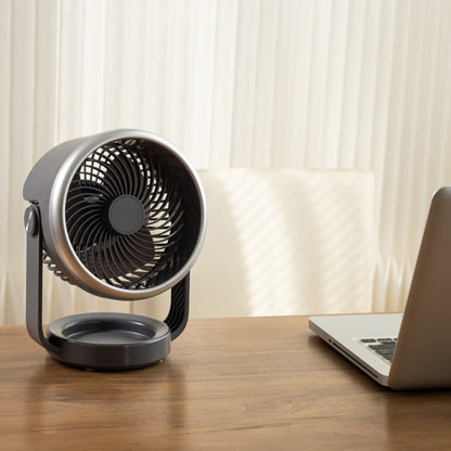 Air Circulating Fan USB Charging Desktop Quiet Fan(White) by buy2fix
