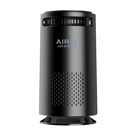 Car Negative Ion Air Purifier Odor Removal Aromatherapy(Black) by buy2fix