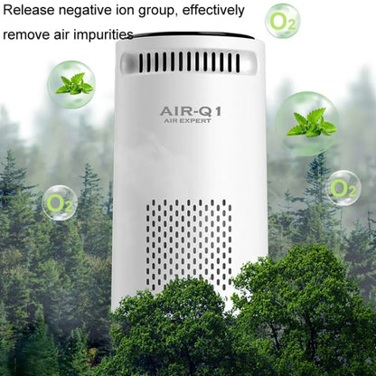 Car Negative Ion Air Purifier Odor Removal Aromatherapy(Black) by buy2fix