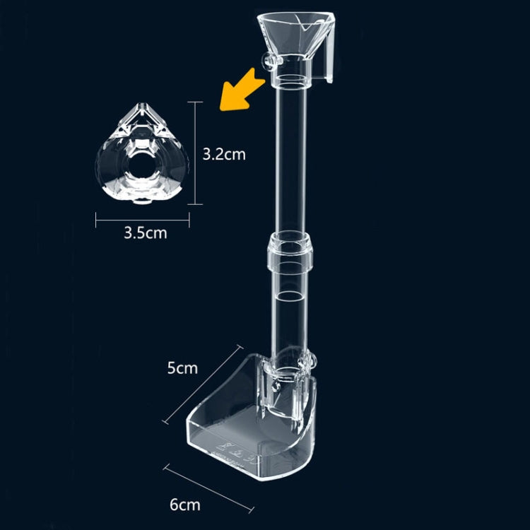 20-32cm Fish Tank Feeding Tube Acrylic Feeder Small Fish Feeding Tube - Feeders by buy2fix | Online Shopping UK | buy2fix