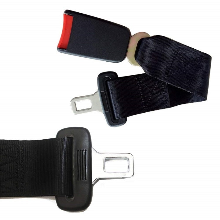 Car Seat Belt 2.1 Curved Lock Tongue Male Buckle Accessories(Black) by buy2fix