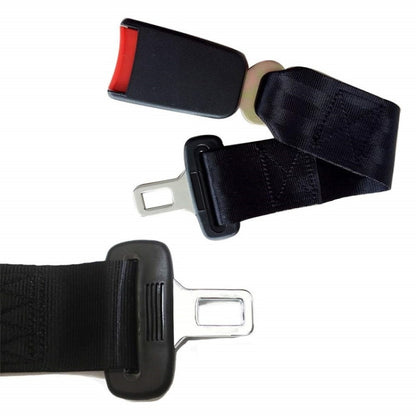 Car Seat Belt 2.1 Curved Lock Tongue Male Buckle Accessories(Black) by buy2fix