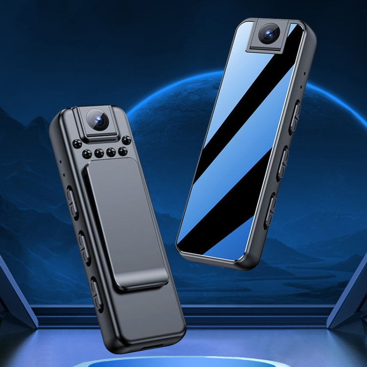 Mrobo D6 1080P Rotating Camera Night Vision Video Recorder With Back Clip, Size: 64GB(Black) by Mrobo