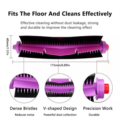 For Midea V10 V12 W11 Vacuum Cleaner Main Brush - For Midea Accessories by buy2fix | Online Shopping UK | buy2fix