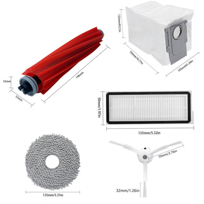 Main Brush Cover Black For Roborock Qrevo Pro / Qrevo MaxV Vacuum Robot Accessories by buy2fix