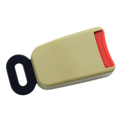 Car Seat Two-point Safety Belt Safety buckle(Beige) by buy2fix